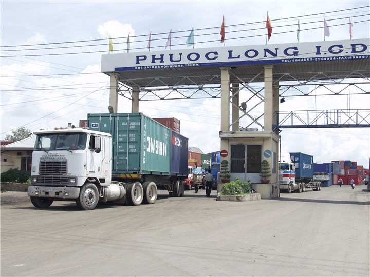 Cảng ICD Phước Long. Ảnh: T.H