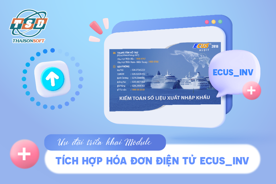 Ưu đãi triển khai chức năng tích hợp hóa đơn điện tử ECUS_INV 