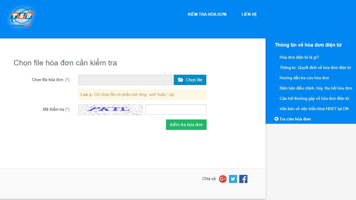 Giao diện hệ thống tra cứu và đọc file xml