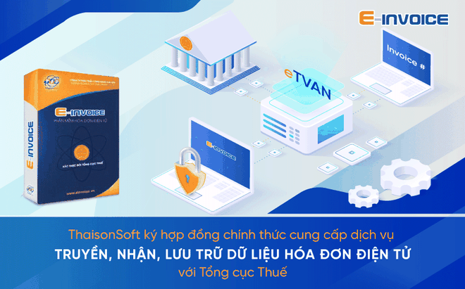 ThaisonSoft chính thức cung cấp dịch vụ nhận, truyền và lưu trữ dữ liệu hóa đơn điện tử