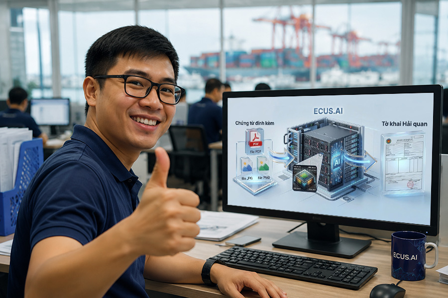 ECUS.AI đồng hành cùng triển khai mô hình thông quan tập trung